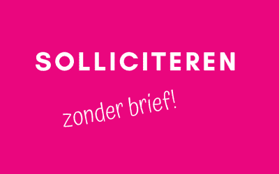 Solliciteren zonder motivatiebrief