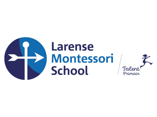 Nieuw logo Larense Montessorischool Nieuw logo Larense Montessorischool