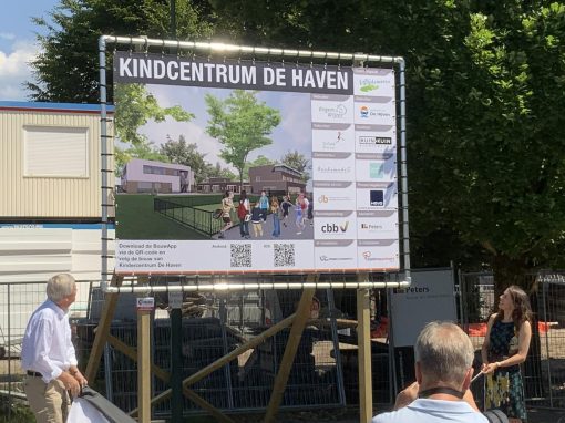Feestelijke start bouw Kindcentrum de Haven Feestelijke start bouw Kindcentrum de Haven