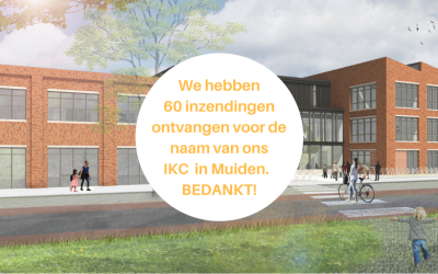 Zestig reacties ontvangen: naam kindcentrum Muiden!